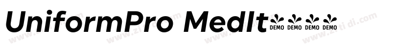UniformPro MedIt字体转换